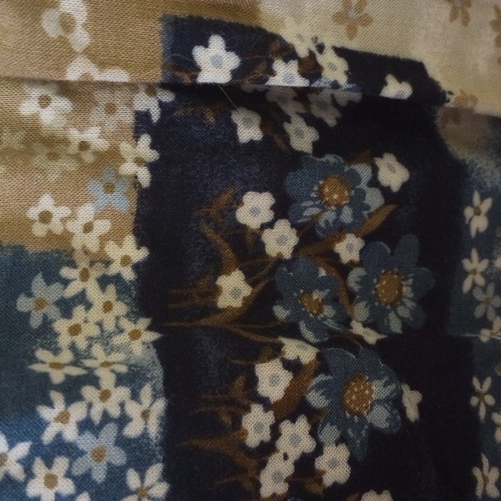 Bobbie Brooks Size 26W Two Piece Floral Maxi Dress w/ Embroideted Denim Vest - Picture 5 of 6